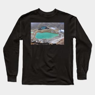 Nouvelle Zélande - volcan Tongariro Long Sleeve T-Shirt